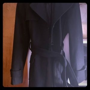 Wool belted coat